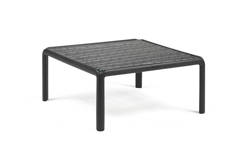 Table basse Komodo avec verre (Polypropylène de fibre de verre)