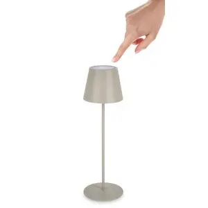 LAMPE DE TABLE ETNA taupe 