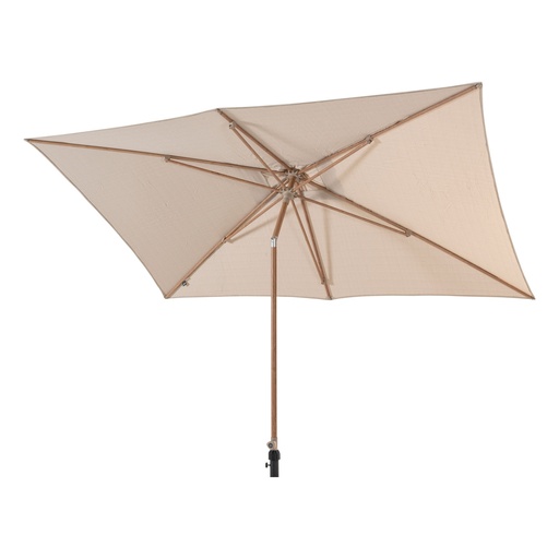 Parasol Azzurro woodlook 2x3 m sable