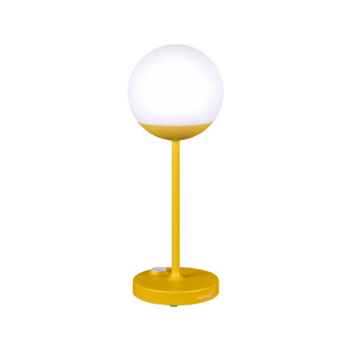 Lampe Mooon ancienne version miel lisse