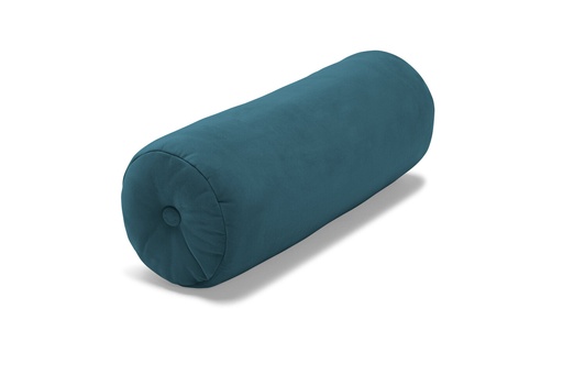 Puff Rolster pillow velvet reycled Petrol