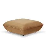 Sumo hocker velvet reycled Almond 