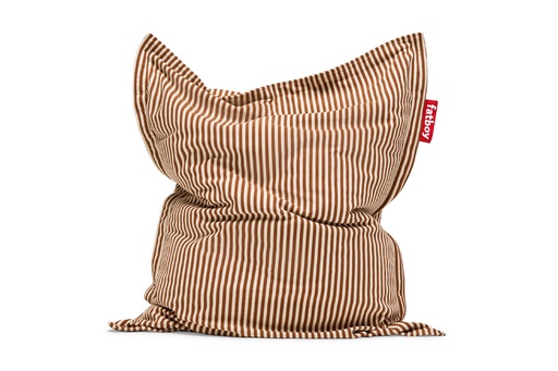 Pouf original slim terry cognac crème