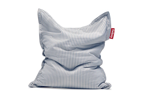 Pouf original slim terry blizzard blue crème