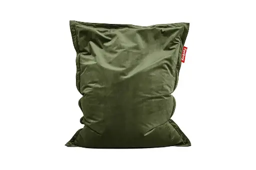 Pouf original slim velvet deep green