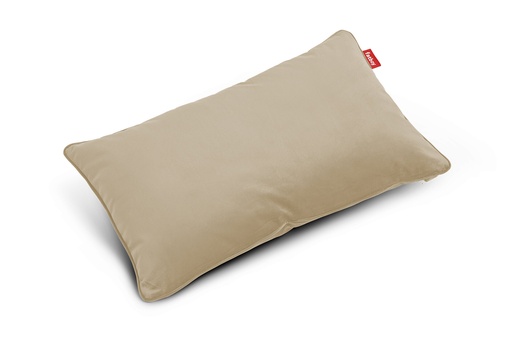 Coussin velvet recycled camel