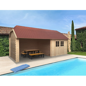 Abri de jardin YORK 300x300(666) cm