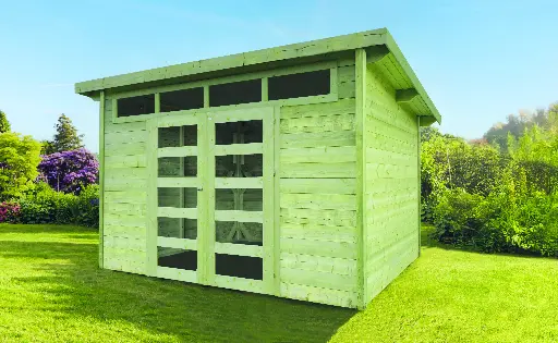 Abri de jardin VENEZIA traité S8245-1 330x270 cm