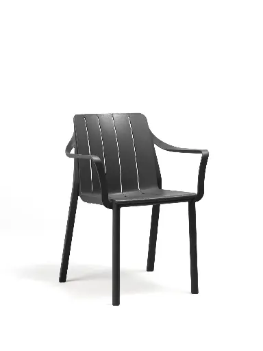 Fauteuil Tiberina anthracite 