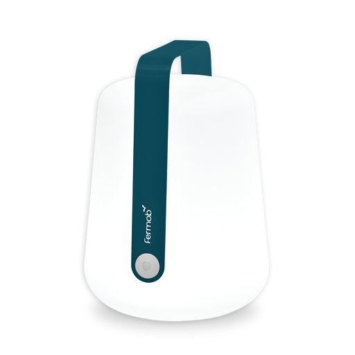 Lampe balad H38 cm bleu acapulco