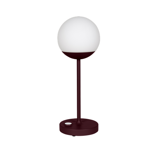 Lampe Mooon cerise noire