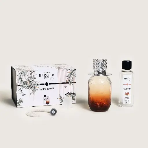 Coffret Lampe Berger Evanescence Fauve