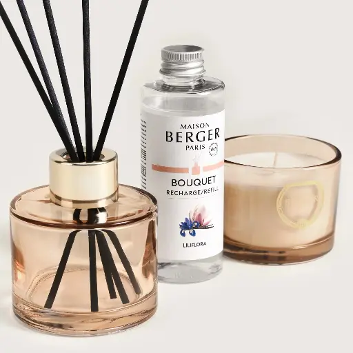 Coffret duo mini bouquet & bougie Bolero