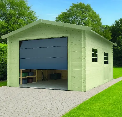 Garage traditionnel traité S8330-1 360X500 CM