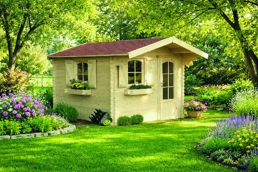 Abri de jardin SERVOZ traité S8980-1 300x300 cm