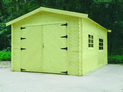 Garage traditionnel traité S8331-1 360X500 CM