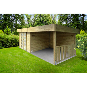 Abri de jardin ARHUS traité 330(656)x242 cm