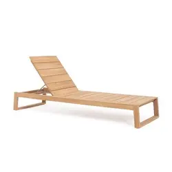 Lit de soleil en teck 