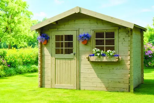 Abri de jardin SARAN traité 300x200 cm