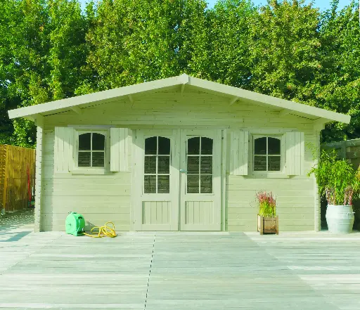Abri de jardin ROGNAIX traité S8973-1 570x510 cm