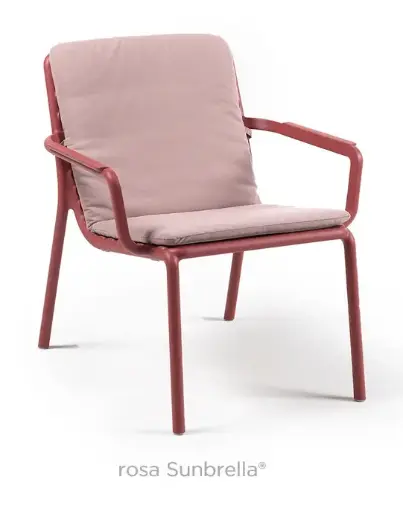 Coussin rosa Sunbrella pour Doga Relax               