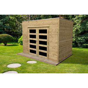 Abri de jardin CAPRI traité 300x200 cm