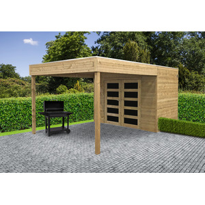 Abri de jardin POTENZA traité 299x199+297 cm