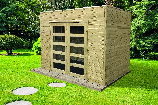 Abri de jardin BARI traité 299x291 cm