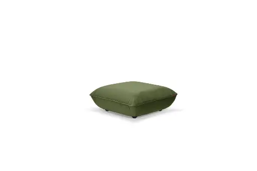 Sumo hocker velvet reycled vert