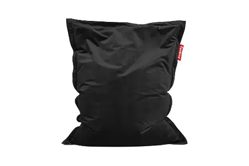 Pouf original slim velvet black