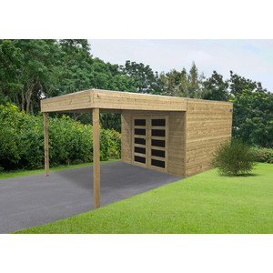 Abri de jardin MATERA traité 299x291+287 cm
