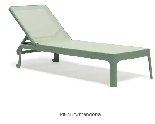 Lit de soleil Plano menta