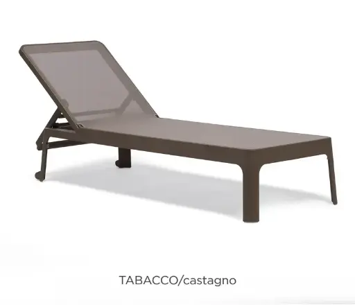 Lit de soleil Plano tabacco