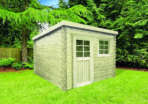 Abri de jardin NEVERS traité S8332-1 240x240 cm