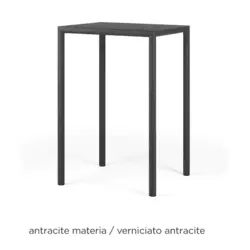 Table haute Piave 70x70 cm