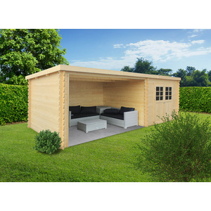 Abri de jardin ROHAN traité 300x300+365 cm
