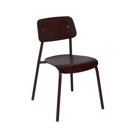 Chaise Studie en chêne teinté