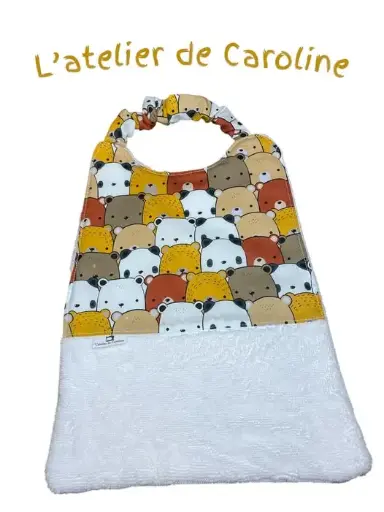 Bavoir avec élastique  