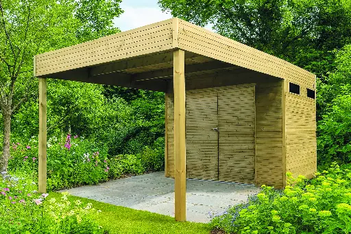 Abri de jardin Marsala traité S8736-1 300x200+290 cm 