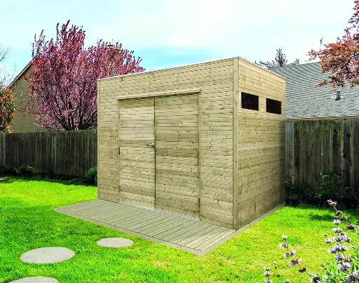 Abri de jardin Noto traité S8744-1 300x290 cm