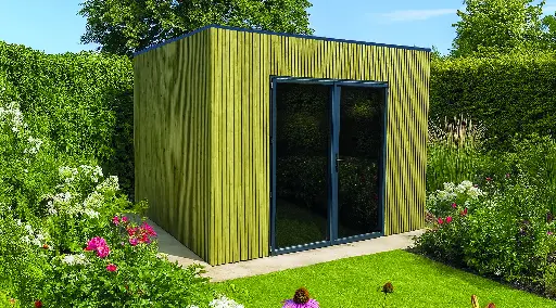 Abri de jardin Braga S8700-1 traité 300x300 cm