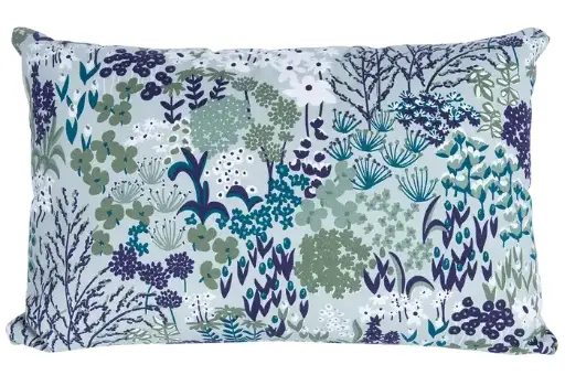 Coussin déco outdoor bouquet sauvage 68x44 cm