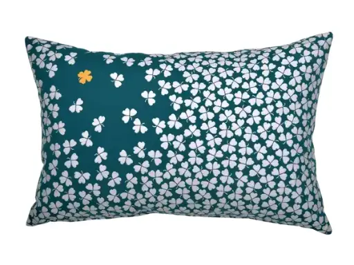 Coussin déco outdoor Trèfle 68x44 cm   
