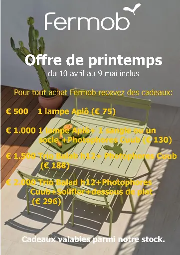  Action Printemps FERMOB