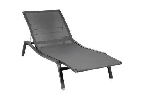 Lit de soleil Alizé gris carbone