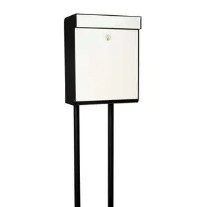 Boîte aux lettres Allux Grundform + pied black