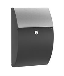 Boîte aux lettres Allux 7000 black avec clapet galvanisé