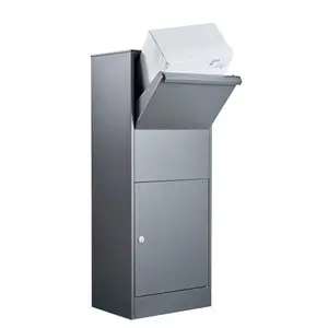 Boîte aux lettres Allux 800 colis anthracite ouverture avant