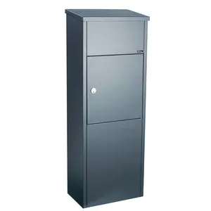 Boîte aux lettres Allux 600 colis anthracite ouverture avant  