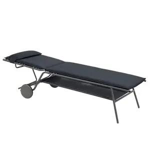 Lit de soleil becomfort HAUT Miami dark grey